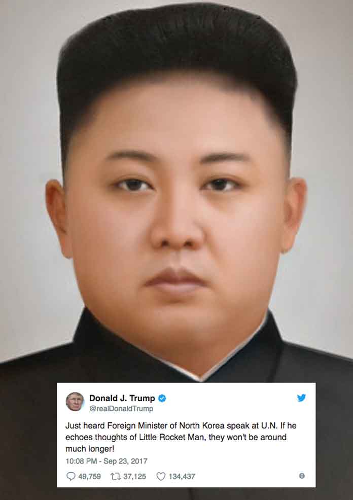 Trump calls Kim Jong-Un 