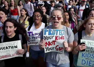 Students across U.S. organize walkouts in 2018 to push for gun reform (Image: Getty)