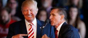 Trump and national security adviser Michael Flynn