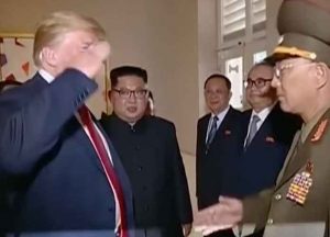 Trump salutes North Korean General