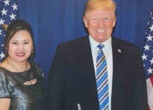 Florida spa owner Li Yang and Trump