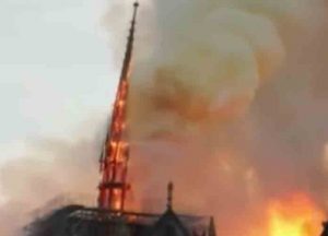 Notre Dame Cathedral in Paris catches fire 2019