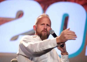 Brad Parscale speaking at an event in West Palm Beach, Florida. Date: 20 December 2018 Source: Own work Author: Gage Skidmore (Wikipedia)