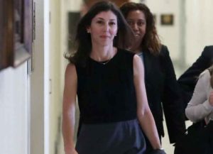 WASHINGTON, DC - JULY 13: Former FBI Lawyer Lisa Page walks to a House Judiciary Committee closed door meeting in the Rayburn House Office Building, on July 13, 2018 in Washington, DC. Page, who worked on the special counsel's Russia investigation, is under scrutiny by House Republicans for text messages exchanged with Deputy Assistant FBI Director Peter Strzok.