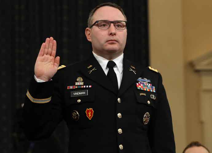 Trump Says Pentagon Should Consider Disciplinary Action Against Lt. Col. Vindman