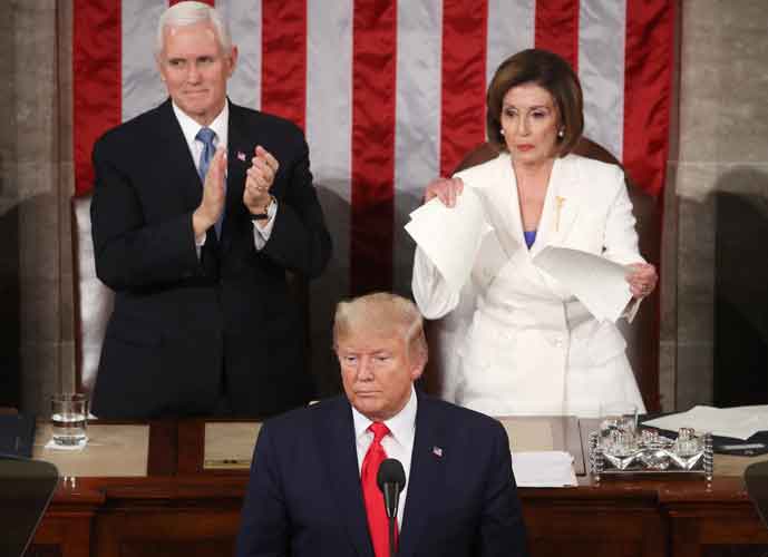 WATCH: Nancy Pelosi Rips Up Trump’s State Of The Union Speech After Address