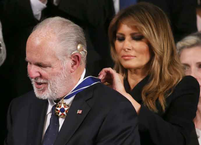 Trump Awards Conservative Radio Host Rush Limbaugh Medal Of Freedom At State Of The Union Speech