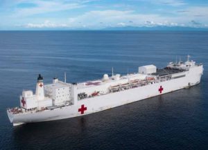 U.S. Navy Ships & Hospital Units Deployed To Assist In Coronavirus Response
