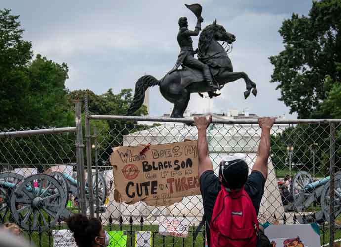 After Protestors Try To Knock Down Lafayette Park Statue Of Andrew Jackson, Trump Vows Bigger Crackdown