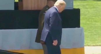WATCH: Trump’s Health Questioned As He Struggles Walking Down Ramp At West Point Graduation, President Defends His Health