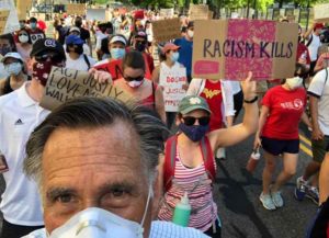 Mitt Romney Marches With George Floyd Protestors In D.C., Tweets 'Black Lives Matter' – Trump Attacks Him