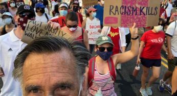 Mitt Romney Marches With George Floyd Protestors In D.C., Tweets ‘Black Lives Matter’ – Trump Attacks Him