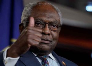 WASHINGTON, DC - MAY 27: House Majority Whip Rep. James Clyburn (D-SC) speaks during a news conference at the U.S. Capitol, May 27, 2020 in Washington, DC. P