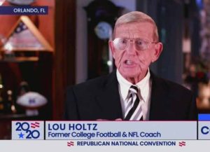 Lou Holtz speaks at RNC
