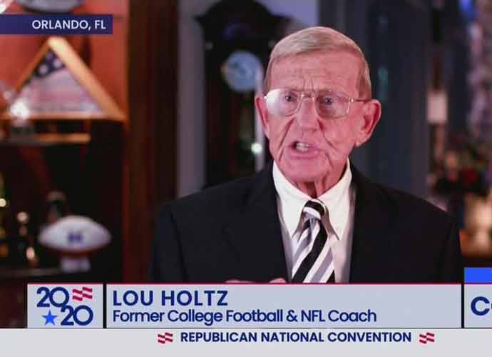 Former Football Notre Dame Coach Lou Holtz Says Biden & Harris Are ‘Catholics In Name Only’