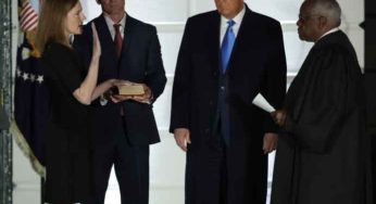 Amy Coney Barrett Sworn In As Next Supreme Court Justice By Clarence Thomas