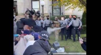 WATCH: Peaceful March To Polls In North Carolina Ends With Police Pepper Spraying Children & Protestors