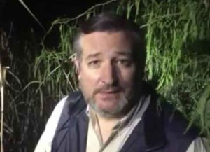 Sen. Ted Cruz (R-Texas) On US Border with Mexico (Image: Twitter)