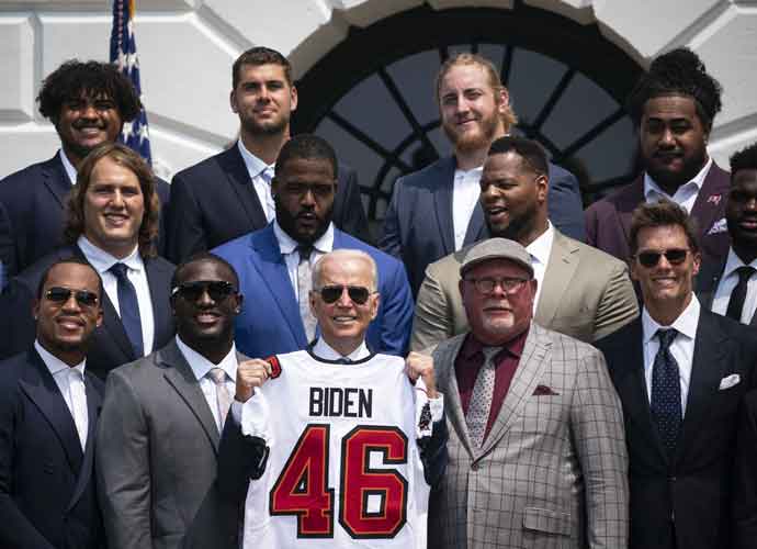 Biden Hosts Super Bowl Champion Buccaneers & Tom Brady At White House