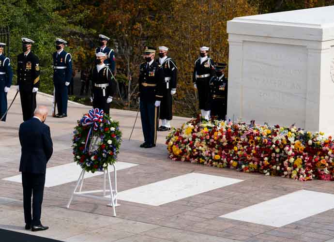 Biden Honors Fallen Troops At Veterans Day Ceremony