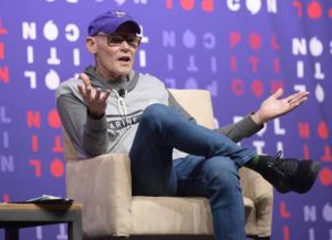 NASHVILLE, TENNESSEE - OCTOBER 26: James Carville speaks onstage during the 2019 Politicon at Music City Center on October 26, 2019 in Nashville, Tennessee. (Photo by Jason Kempin/Getty Images for Politicon )