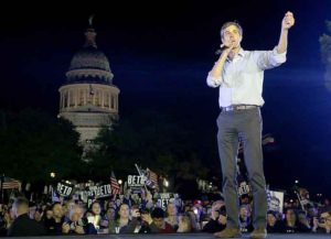 AUSTIN, TEXAS - MARCH 30: Beto O'Rourke kicks off his campaign for president at his third rally of the day in front of the Texas capitol building on March 30, 2019 in Austin, Texas. (Photo by Gary Miller/Getty Images)