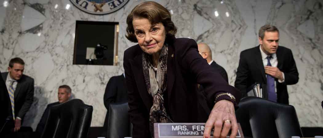 Sen. Diane Feinstein Back In Senate After Bout With Shingles & Calls For Resignation