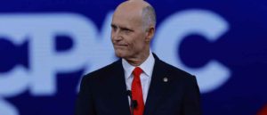 ORLANDO, FLORIDA - FEBRUARY 26: Sen. Rick Scott (R-FL) speaks during the Conservative Political Action Conference (CPAC) being held at The Rosen Shingle Creek on February 26, 2022 in Orlando, Florida. Former U.S. President Donald Trump is scheduled to speak this evening at CPAC, which began in 1974, as an annual political conference attended by conservative activists and elected officials. (Photo by Joe Raedle/Getty Images)