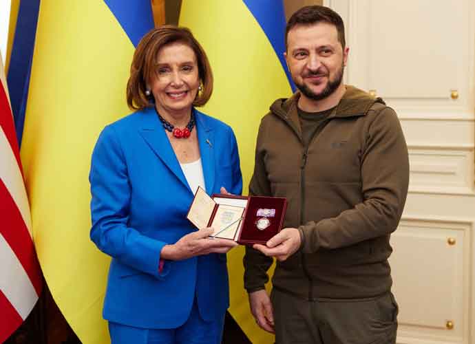 Nancy Pelosi Travels To Kyiv To Meet With Ukrainian President Zelensky