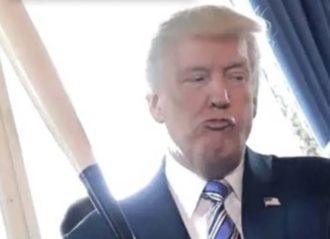 Trump posts alarming photo with baseball bat seeming to threaten Manhattan DA Alvin Bragg (Image: Truth Social)