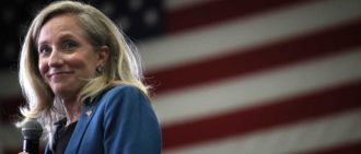 RICHMOND, VIRGINIA - NOVEMBER 05: Abigail Spanberger, Democratic candidate for Virginia’s Seventh District in the U.S. House of Representatives, speaks at an election eve rally at John R. Tucker High School November 5, 2018 in Richmond, Virginia. Spanberger, a former CIA officer and first time candidate, is running against Rep. Dave Brat (R-VA) in a race that is expected to be very close as the U.S. holds its midterm elections tomorrow. (Photo by Win McNamee/Getty Images)