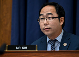 WASHINGTON, DC - JULY 17: Representative Andy Kim, (D-NJ), speaks during a House Small Business Committee hearing in Washington, D.C., U.S., on Friday, July 17, 2020. The hearing is titled "Oversight of the Small Business Administration and Department of Treasury Pandemic Programs." Photographer: Erin Scott/Bloomberg