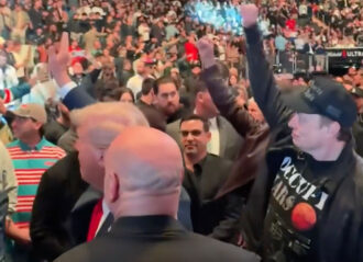 VIDEO: President-Elect Donald Trump, Elon Musk & Cabinet Picks Attend UFC Fight In NYC, Crowd Chants “USA”