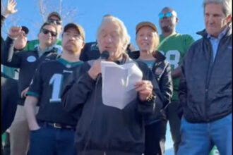 VIDEO: Robert De Niro Lists Reasons To Vote for Kamala Harris At Philadelphia Eagles Game