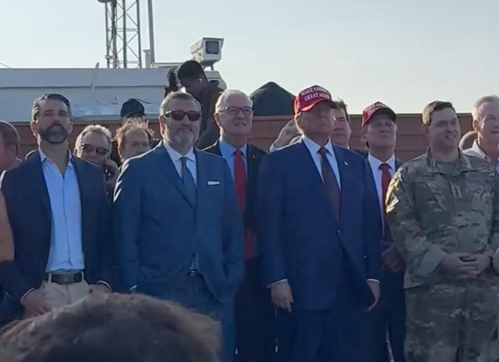 VIDEO: Trump Watches SpaceX Launch Alongside Elon Musk & Ted Cruz