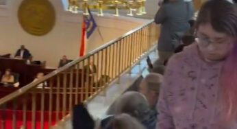 VIDEO: Protesters Kicked Out Of N.C. Senate Following GOP Vote To Override Veto Of Bill Stripping Democratic Governor Of Power
