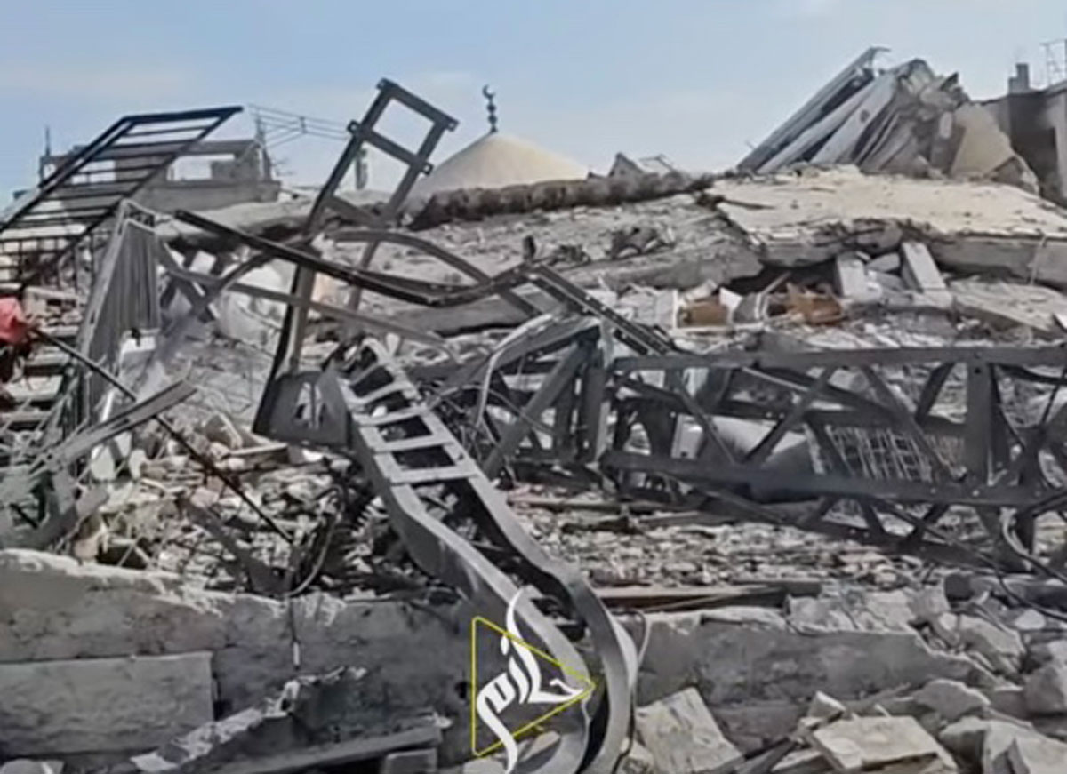 VIDEO: New Footage Shows AlIstiqama Mosque Reduced To Rubble In Rafah, Gaza