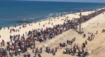 VIDEO: Thousands Of Palestinians March Along Coastal Road On Return To Northern Gaza