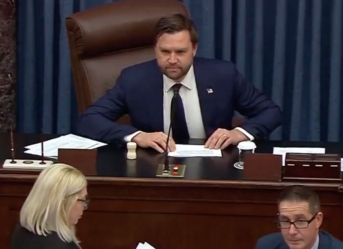 VIDEO: Vice President JD Vance Casts Tie-Breaking Vote to Confirm Pete Hegseth As Defense Secretary