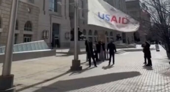 VIDEO: USAID Flag Comes Down In Front Of Agency’s D.C. Headquarters