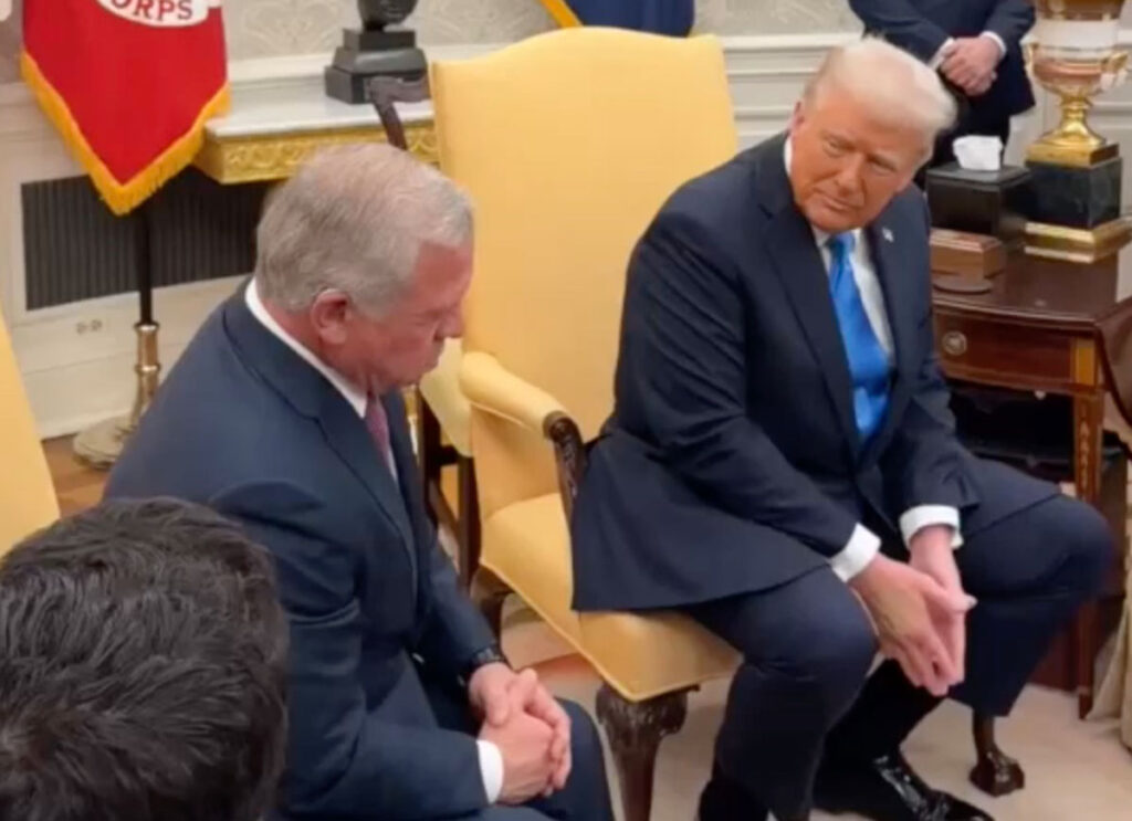 VIDEO: Under Pressure From Trump To Take Millions Of Palestinians, King Abdullah Says Jordan Will Take In 2000 Sick Children From Gaza