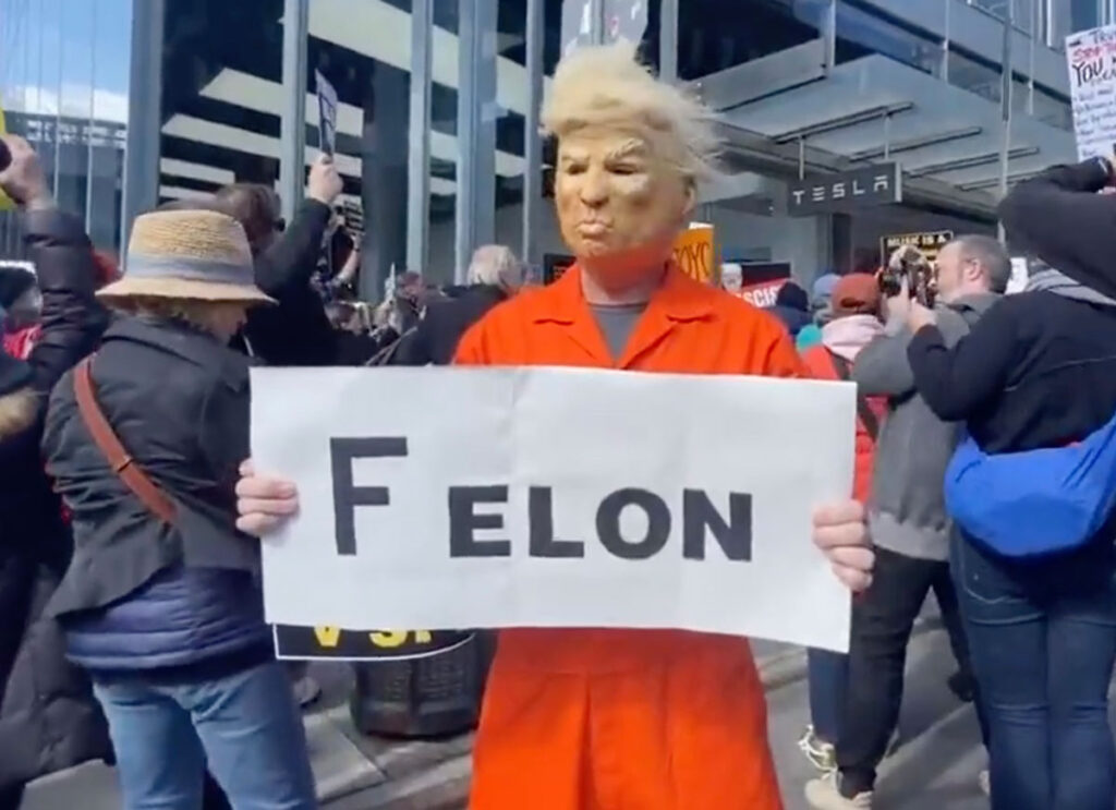 VIDEO: 9 Arrested Following Anti-Musk Protest At Manhattan Tesla Dealership
