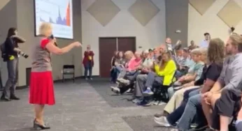 VIDEO: GOP Rep. Victoria Spartz Drowned Out By Boos At Town Hall Meeting