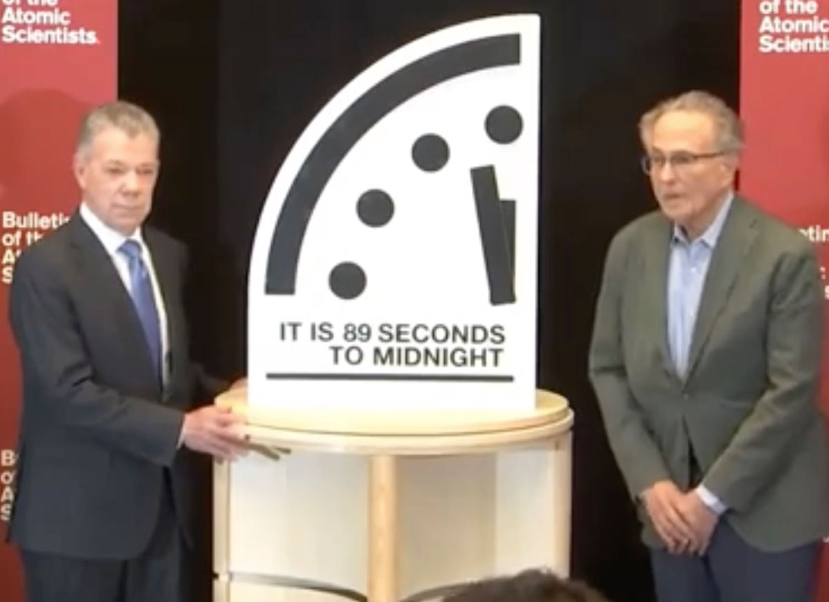 Doomsday Clock Moves One Second Closer To Midnight – Closest To It Has Ever Been In 78-Year History