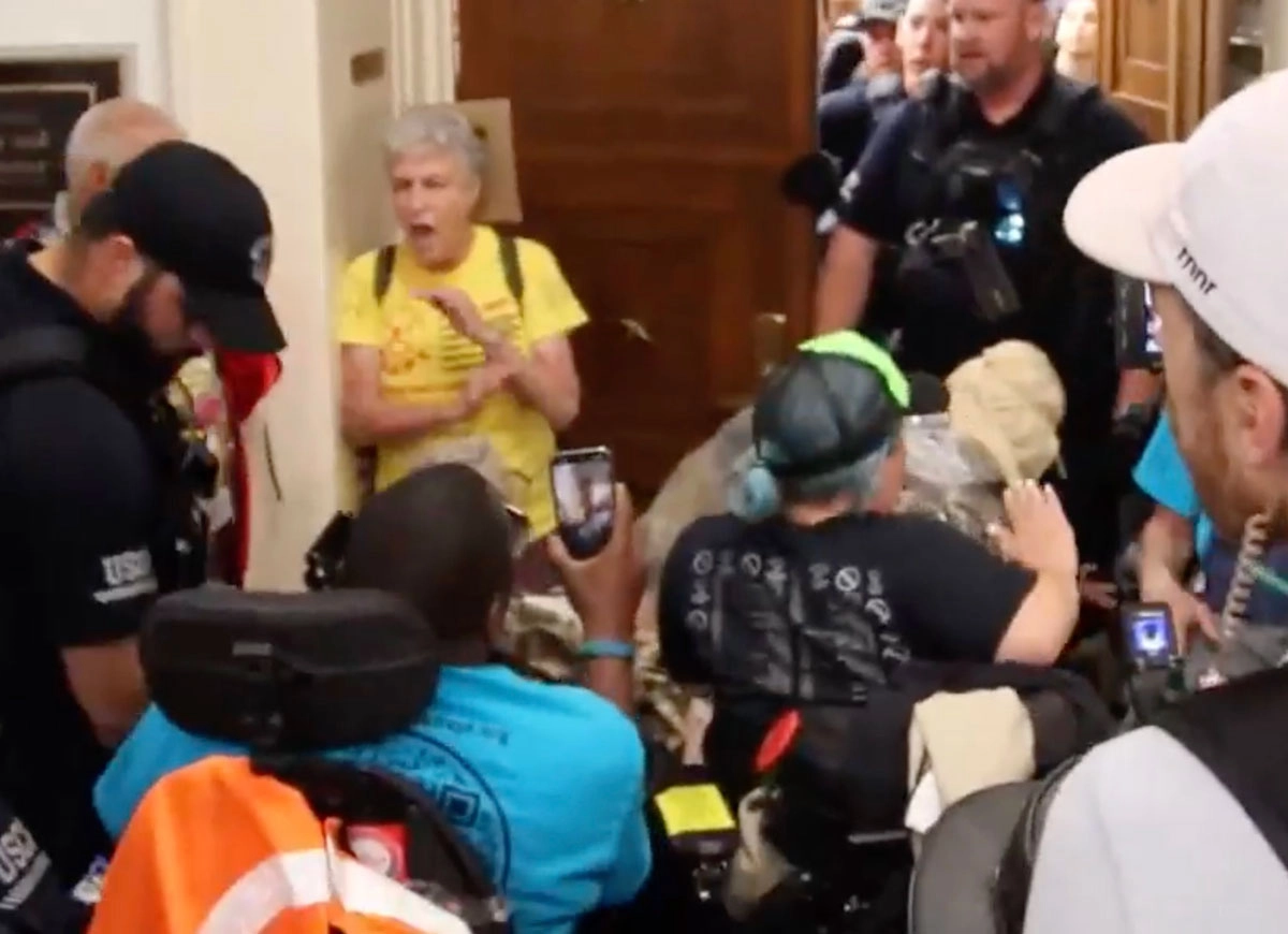 VIDEO: 26 Disabled Protesters Arrested After Disrupting House Hearing Over GOP Plan To Slash Medicaid