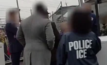 Bodycam footage shows Newark Mayor Ras Baraka's arrest outside ICE facility (Credit: Department of Homeland Security via Storyful)