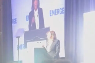 VIDEO: Kamala Harris Blasts Trump In First Major Speech Since Leaving Office