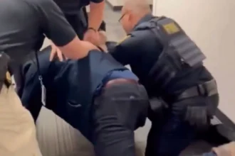 VIDEO: California Sen. Alex Padilla Forcibly Removed & Thrown To Ground During Homeland Security Sec. Kirsti Noem’s Press Conference