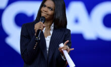 ORLANDO, FLORIDA - FEBRUARY 25: Candace Owens speaks during the Conservative Political Action Conference (CPAC) at The Rosen Shingle Creek on February 25, 2022 in Orlando, Florida. CPAC, which began in 1974, is an annual political conference attended by conservative activists and elected officials. (Photo by Joe Raedle/Getty Images)